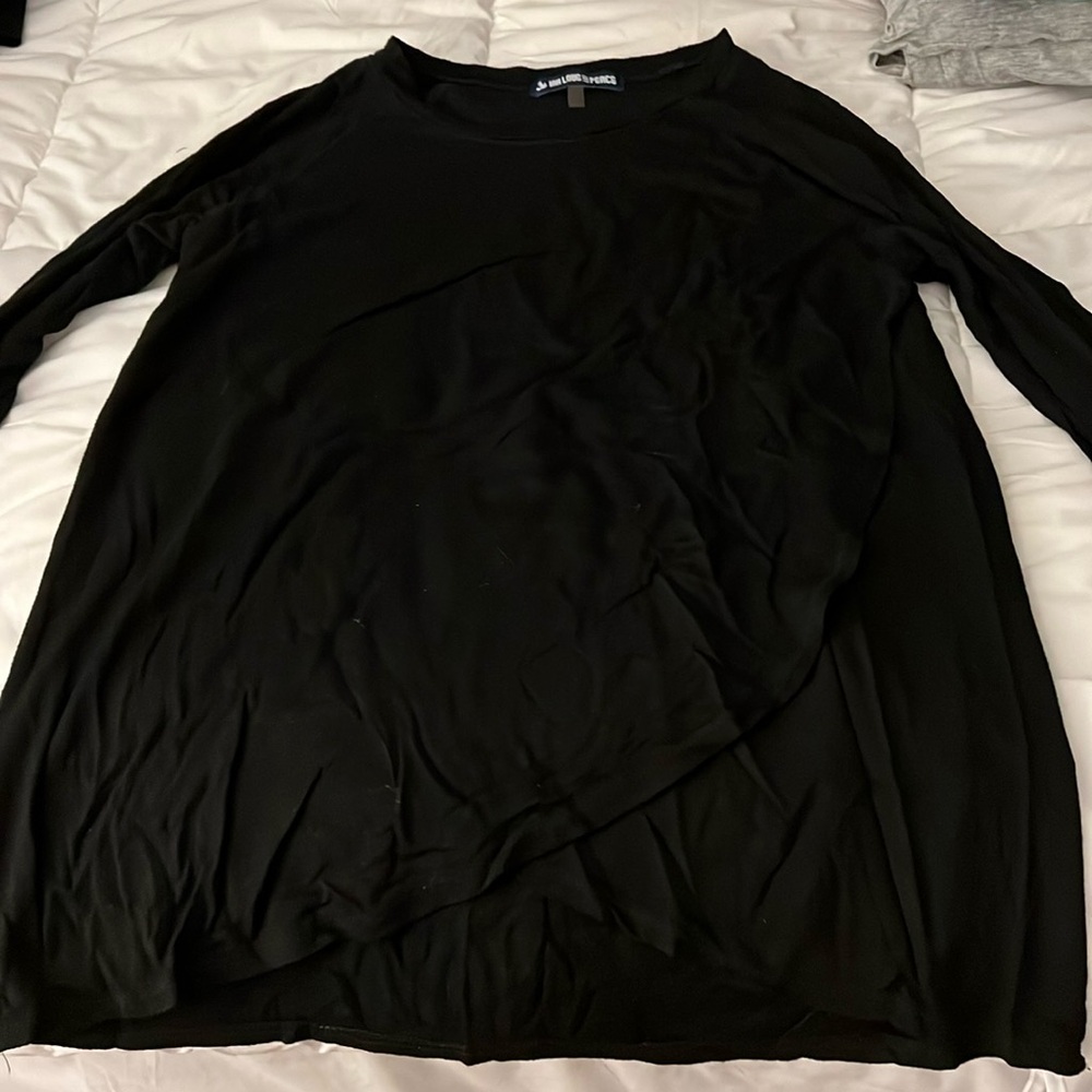 Ink Love and Peace Maternity sweatshirt